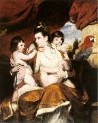 Lady Cockburn and her Three Eldest Sons dy REYNOLDS, Sir Joshua